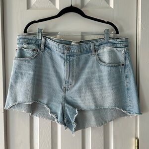 Abercrombie & Fitch Light Wash Jean Shorts